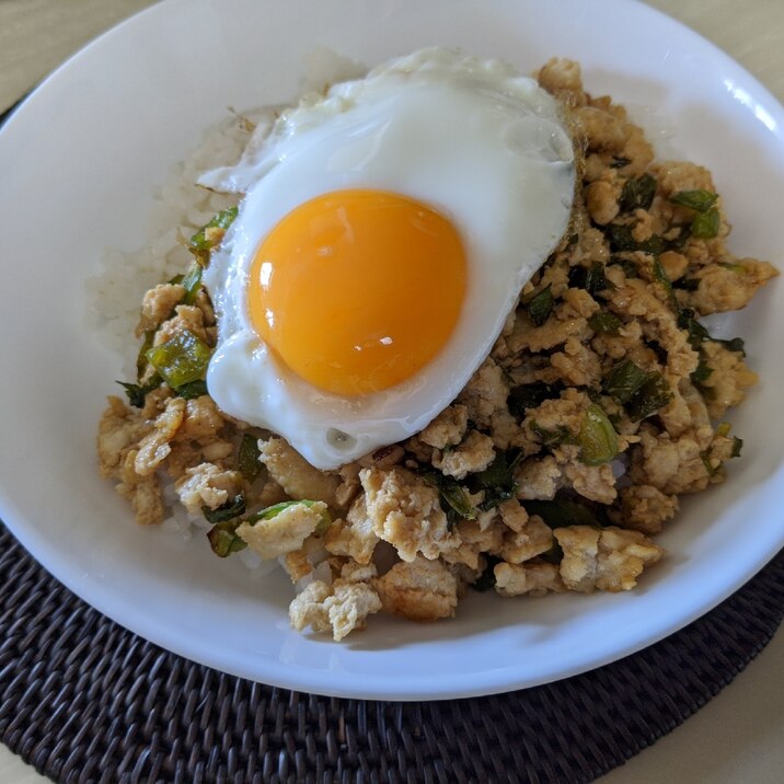 簡単に!ガパオライス風